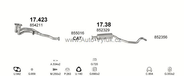 OPEL VECTRA A 1.8 HATCHBACK 7/1988-0/1995 1796ccm 66kW kat.