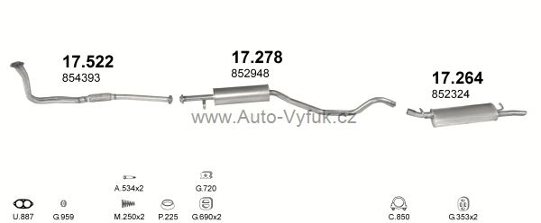 OPEL VECTRA A 1.7 D HATCHBACK 0/1992-10/1995 1699ccm 42kW