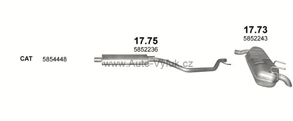 OPEL VECTRA C 1.8 KOMBI 8/2005-12/2008 1796ccm 103kW kat.