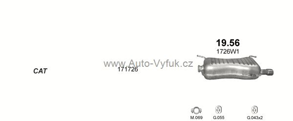 PEUGEOT 306 2.0 HATCHBACK 0/1993-4/1997 1998ccm 90kW kat.