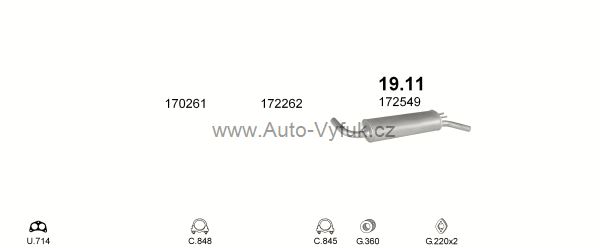 PEUGEOT 104 1.1 HATCHBACK 10/1978-9/1982 1124ccm 36-49kW