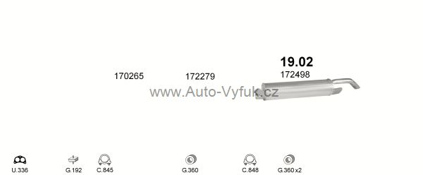 PEUGEOT 305 1.5 SEDAN 7/1980-7/1985 1472ccm 54kW