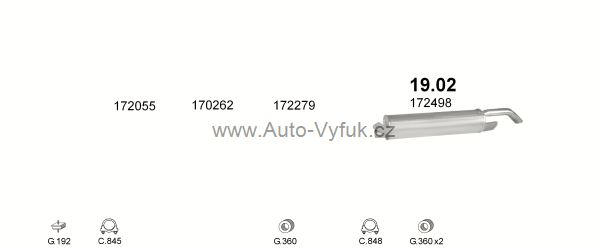 PEUGEOT 305 1.5 D SEDAN 9/1978-9/1980 1548ccm 36kW