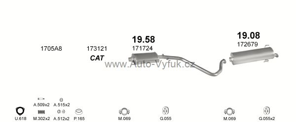 PEUGEOT 306 1.1 HATCHBACK 4/1993-2/1997 1124ccm 41kW kat.