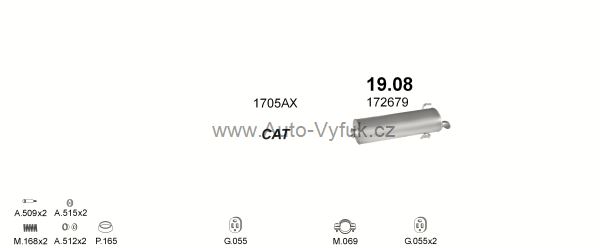 PEUGEOT 306 1.9 D HATCHBACK 3/1998-0/2002 1868ccm 51kW kat.