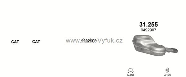 VOLVO S60 2.4 SEDAN 0/2001-0/2002 2435ccm 103-125kW kat.