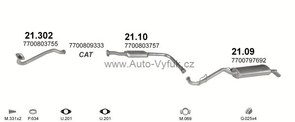 RENAULT CLIO 1.2 HATCHBACK 5/1990-0/1997 1171ccm 40kW kat.