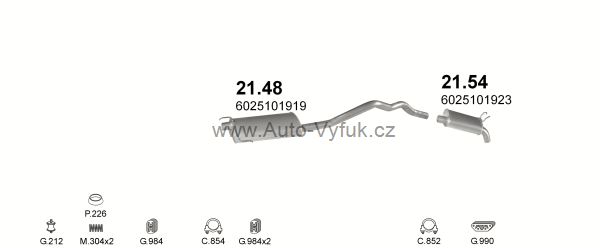 RENAULT ESPACE II 2.9 VAN 1/1991-0/1996 2849ccm 113kW kat.