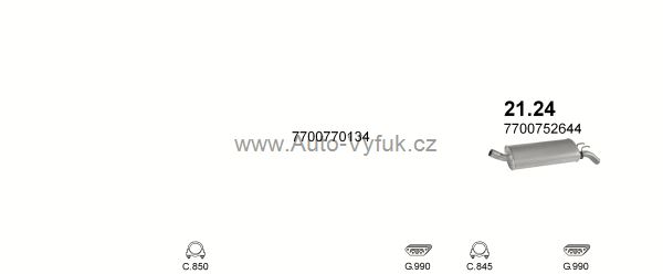RENAULT R5 SUPER 1.4 HATCHBACK 6/1986-12/1986 1397ccm 44kW kat.