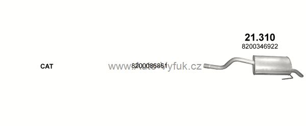 RENAULT CLIO II 1.9 D 0/2000-0/2002 1870ccm 59kW kat.