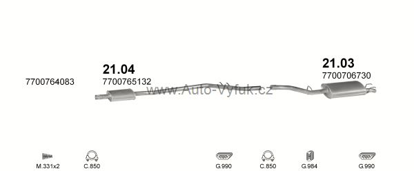 RENAULT R11 1.6 D HATCHBACK 10/1986-0/1989 1596ccm 40kW