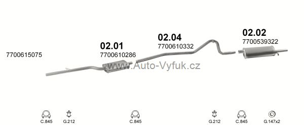 RENAULT R12 1.3 LIFTBACK 9/1975-0/1980 1289ccm 44kW