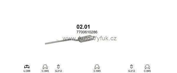RENAULT R15 1.3 LIFTBACK 0/1976-0/1979 1289ccm 44kW