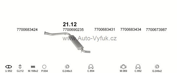 RENAULT R20 2.2 LIFTBACK 8/1980-0/1985 2165ccm 85kW