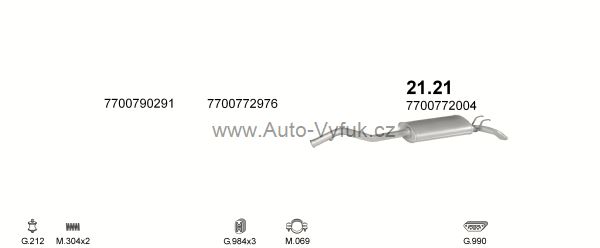 RENAULT R21 2.0 SEDAN 6/1986-4/1989 1995ccm kW