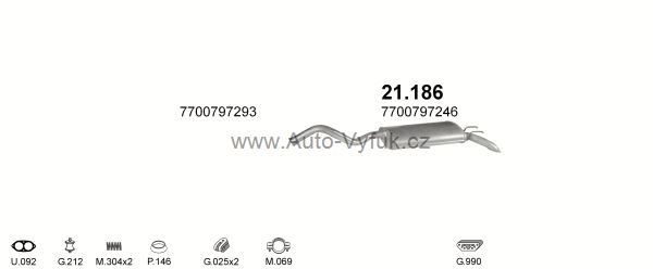 RENAULT R21 2.0 SEDAN 5/1989-0/1992 1995ccm 103kW
