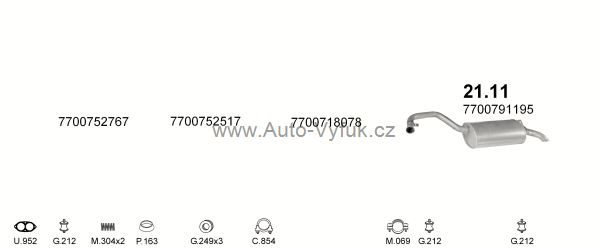 RENAULT R25 2.0 HATCHBACK 0/1984-0/1992 1995ccm 74kW