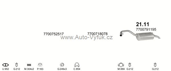 RENAULT R25 2.0 HATCHBACK 6/1988-0/1992 1995ccm 88kW