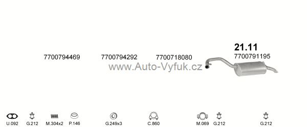 RENAULT R25 2.0 HATCHBACK 2/1989-0/1992 1995ccm 103kW