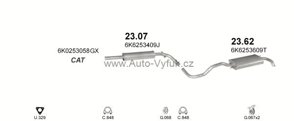 SEAT IBIZA 1.0 9/1996-4/1999 999ccm 37kW kat.