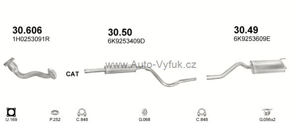 SEAT INCA 1.9 D VAN 11/1995-4/1997 1896ccm 47kW kat.