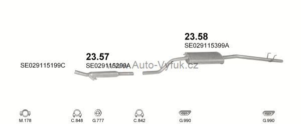 SEAT TERRA 0.9 VAN 0/1990-0/1996 903ccm 29kW