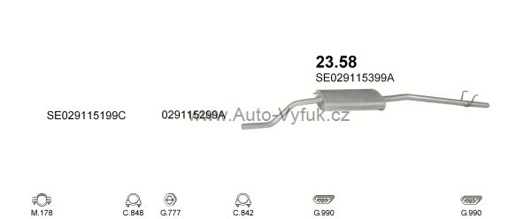 SEAT TERRA 0.9 VAN 0/1990-7/1992 903ccm 29kW