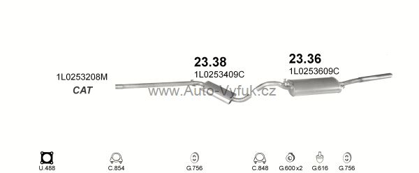 SEAT TOLEDO 1.6 LIFTBACK 9/1995-8/1996 1595ccm 55kW kat.