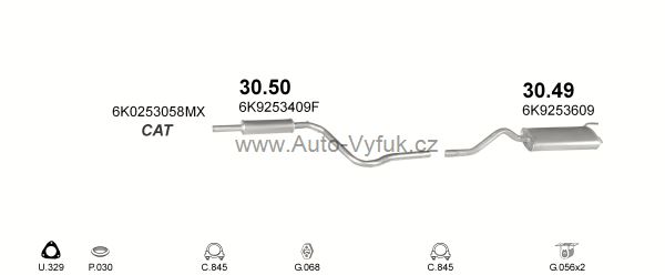 VOLKSWAGEN CADDY II 1.4 VAN 12/1997-6/2003 1390ccm 44kW kat.