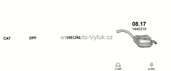 FORD GALAXY 2.0 D 3/2006-0/0 1997ccm 96-100-103kW kat.