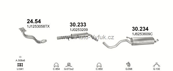 VOLKSWAGEN GOLF IV 1.6 HATCHBACK 9/2000-6/2004 1595ccm 74kW kat.