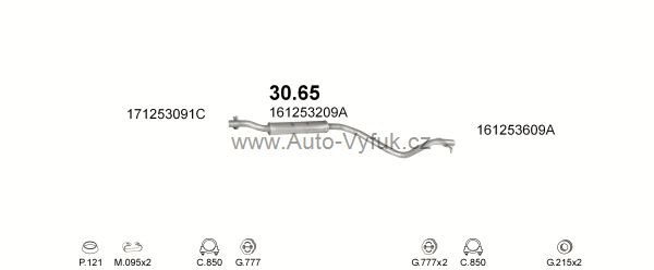 VOLKSWAGEN JETTA I 1.6 D SEDAN 3/1982-1/1984 1588ccm 51kW
