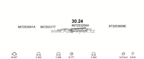 VOLKSWAGEN POLO 1.3 SEDAN 8/1984-7/1985 1272ccm 40kW