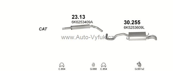 VOLKSWAGEN POLO 1.7 D KOMBI 11/1997-9/1999 1716ccm 42kW kat.