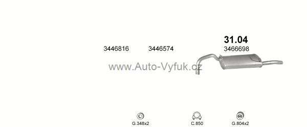 VOLVO 440 1.7 LIFTBACK 9/1988-12/1991 1721ccm 66kW