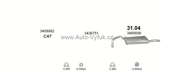 VOLVO 440 1.7 LIFTBACK 9/1988-2/1992 1721ccm 64kW kat.