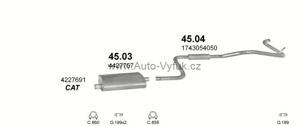 CHRYSLER GRAND VOYAGER 3.3 VAN 0/1992-0/1995 3301ccm 110kW kat.