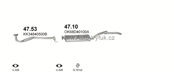 KIA CERES 2.4 D CHASSIS CAB 0/1996-0/1998 ccm kW