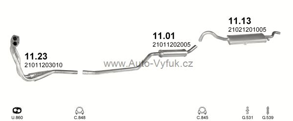 LADA 2102 1.3 KOMBI 0/1968-0/1992 1294ccm 48kW