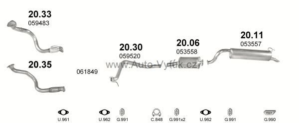 POLONEZ ATU 1.4 SEDAN 0/1996-0/1998 1398ccm 76kW