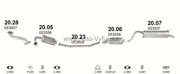POLONEZ CARO 1.6 HATCHBACK 0/1991-0/1995 1598ccm 64kW