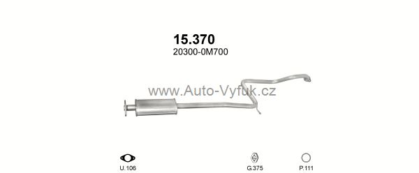 NISSAN ALMERA 2.0 D HATCHBACK 1/1997-4/2000 1974ccm 55kW
