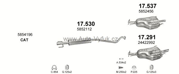 OPEL ASTRA G 1.6 HATCHBACK 4/1998-9/2000 1598ccm 55kW kat.