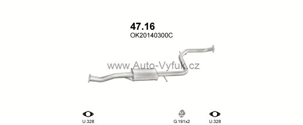 KIA SEPHIA 1.5 HATCHBACK 5/1996-12/1997 1498ccm 59kW kat.