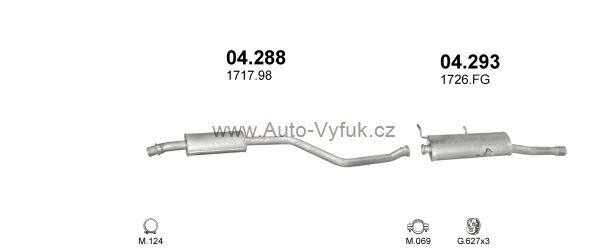 CITROEN XSARA 1.9 D KOMBI 0/1998-6/2001 1905ccm 66kW kat.