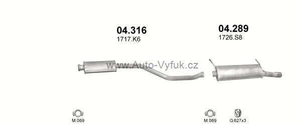 CITROEN XSARA 2.0 D KOMBI 9/2000-0/2005 1997ccm 81kW kat.