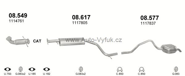 FORD MONDEO 2.0 KOMBI 10/2000-2/2007 1999ccm 107kW kat.