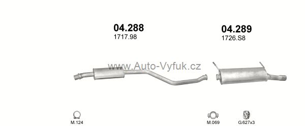 CITROEN XSARA 1.9 D HATCHBACK 7/1997-0/2000 1905ccm 55kW kat.
