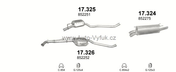 OPEL OMEGA B 2.2 KOMBI 6/1999-7/2003 2198ccm 106kW kat.