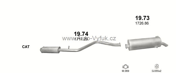 PEUGEOT 306 1.9 D HATCHBACK 0/1993-4/1997 1905ccm 66-68kW kat.